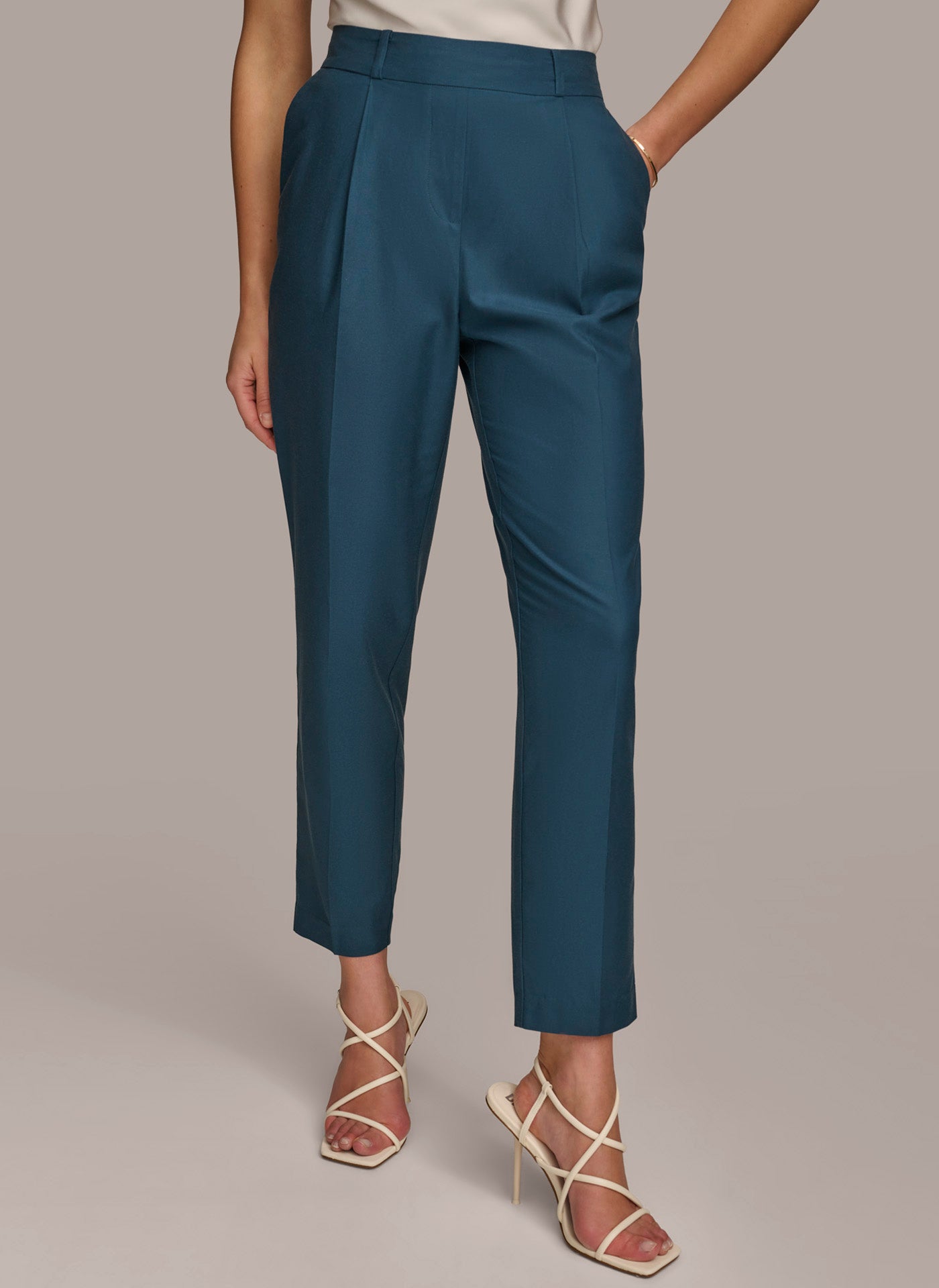 (image for) SOPHISTICATED PULL ON TROUSER WITH PLEATS